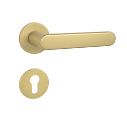 Klika na dveře TI - ROUND - R 3957 5S OLM - Zlatá matná (208)