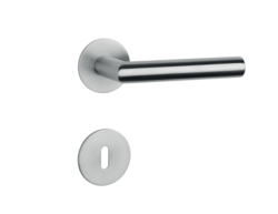 Klika na dveře SH - OVAL - R 1750 3SM BN - Broušená nerez