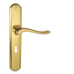 Klika na dveře MP - ROMEO - SO OLV - Mosaz leštěná lakovaná