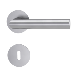 Klika na dveře GK - LUCIA PIATTA S - R BN - Broušená nerez (71)