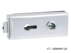 CT - 18000 Kování na skleněné dveře OC - Chrom lesklý