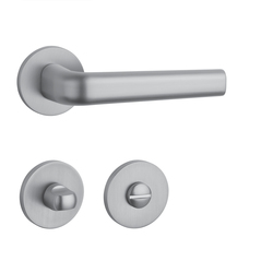 Klika na dveře AT - INULA - R 7S OCS - Chrom broušený