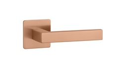 Klika na dveře SH - KVADRAT - HR 1760 3SM CUM PVD - Měď matná PVD