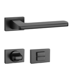 Klika na dveře AS - YUKA - RT 7S BS - Černá matná