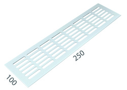 SRL - ALFA větrací mřížka šířka 100 x 250 mm Bílá komaxit