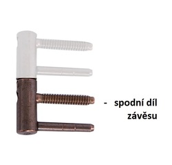 OV - Pant nastavitelný spodní 495/16 Bronz