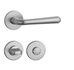 Klika na dveře AT - IRGA - R 7S OCS - Chrom broušený