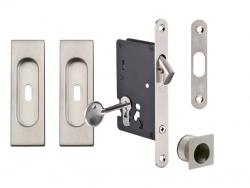 JNF - Set na posuvné dveře - BB / S - HR BN - Broušená nerez