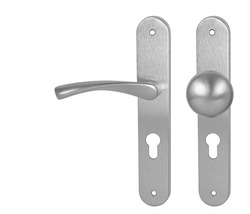 Klika na dveře MP - FAN ECO OCS - Chrom broušený