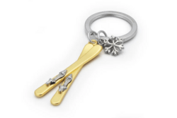 MTM151-01 MTM - KLÍČENKA - Lyže zlaté 