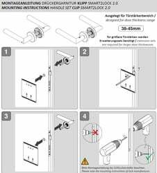 Klika na dveře GK - LORITA - R - S2L s uzamykáním BN - Broušená nerez (71)