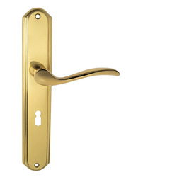 Klika na dveře MP - JULIA - SO OLV - Mosaz leštěná lakovaná