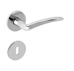 Klika na dveře TI - NOEMI - R 228 5S OC - ​​Chrom lesklý (03)