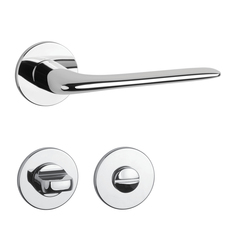 Klika na dveře AS - VIOLA - R 5S OC - Chrom lesklý