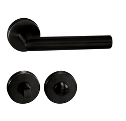 Klika na dveře TI - FAVORIT - R 2002 BS - Černá matná (153)