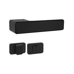 Klika na dveře MPK - PERFECTA - RT BS - Černá matná