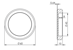 GK - MUŠLE CIRCLE Grafit černá (18)