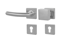 Klika na dveře MP - NERO - HR BN - Broušená nerez