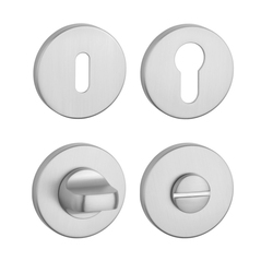 Rozeta ke klice AS - ROZETA - R 5S OCS - Chrom broušený