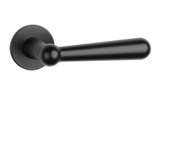 Klika na dveře AS - ROSEMARY - R 5S BS - Černá matná