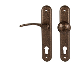 Klika na dveře KE - LAURA - SO AH - Antik hnědá