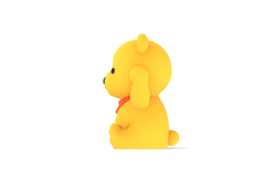 DHINK436-01 DHK - Silikonová noční lampička - Žlutý medvídek 