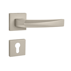 Klika na dveře FO - CRYSTAL - HR NP - Nikl perla