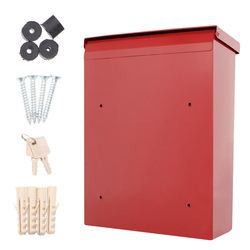 RR - POŠTOVNÍ SCHRÁNKA - BRIGHTON - T04504 Červená