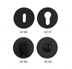 TI - ROZETA - R 5S BS - Černá matná (153)