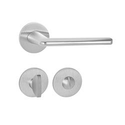 Klika na dveře TI - ELIPTICA - R 3098 5S OCS - Chrom broušený (96)