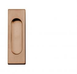 FT - Mušle hranatá bez otvoru - 3663AC CUS - Měď světlá matná