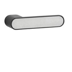 Klika na dveře ASG - GUAVA - RT BS - Černá matná + výplň nerez matná