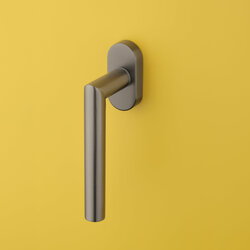 Klika na eurookno SH - DK - OVAL - 1701 T PVD - Titan PVD