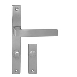 Klika na dveře MP - QUADRA - USH BN - Broušená nerez