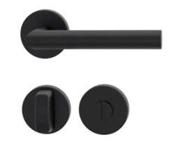 Klika na dveře GK - LUCIA - R Grafit černá (78)