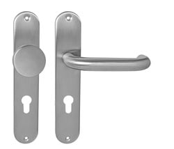 Klika na dveře MP - COSLAN - SO BN - Broušená nerez