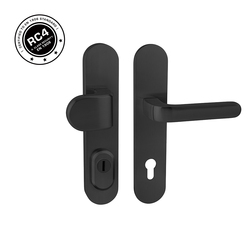 Bezpečnostní kování RC4 MPK - SECURO INOX S01 PLUS - SO M2 TARA BS PVD - Černá matná PVD