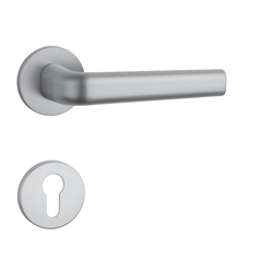 Klika na dveře AT - INULA - R 7S OCS - Chrom broušený