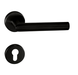 Klika na dveře TI - FAVORIT - R 2002 BS - Černá matná (153)