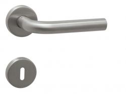 Klika na dveře TI - MONA - R 2001 BN - Broušená nerez (16)