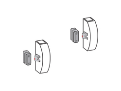 DK - Komponenty panikového kování - PHX 07F Stříbrná