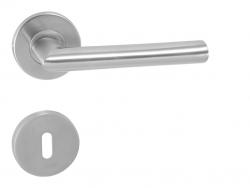 Klika na dveře MPK - HORIZONTAL - R BN - Broušená nerez