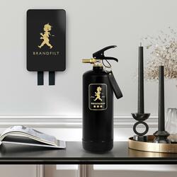 SN - HASICÍ PŘÍSTROJ 2 KG Černá lesklá / zlatý lesklý emblém