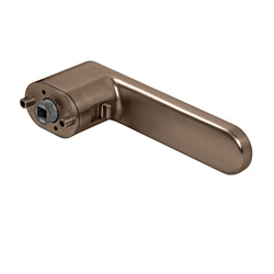 Klika na dveře s uzamykáním MPK - IMPRESSA SWITCH LOCK - OR HNM - Hnědá matná