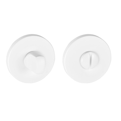 Rozeta ke klice MP - ROZETA - R S6 WS - Bílá matná