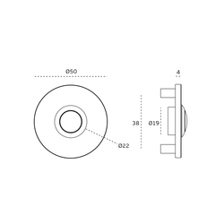 JNF - SPÍNAČ IN.24.207 BN - Broušená nerez