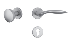 Klika na dveře AS - ROBINIA - R 7S OCS - Chrom broušený