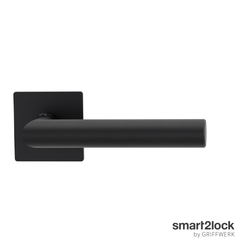 Klika na dveře GK - LUCIA PIATTA S QUATTRO - HR - S2L Grafit černá (78)