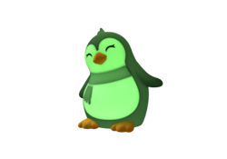 DHINK441-21 DHK - Silikonová noční lampička - Tučňák 