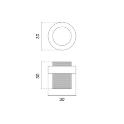 SH - Zarážka dveří 1722 OLS - Mosaz broušená